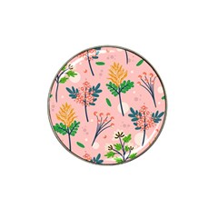 Seamless-floral-pattern 001 Hat Clip Ball Marker (10 Pack) by nate14shop