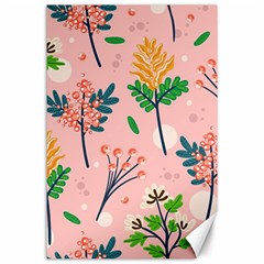 Seamless-floral-pattern 001 Canvas 24  X 36 