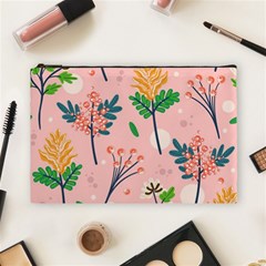 Seamless-floral-pattern 001 Cosmetic Bag (large) by nate14shop