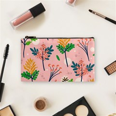 Seamless-floral-pattern 001 Cosmetic Bag (small) by nate14shop