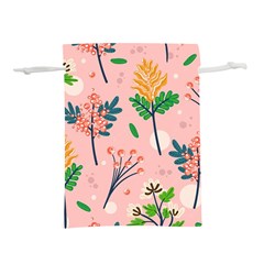 Seamless-floral-pattern 001 Lightweight Drawstring Pouch (m)