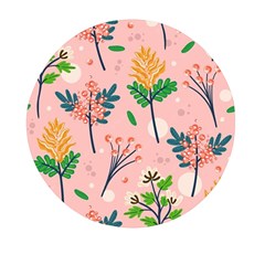 Seamless-floral-pattern 001 Mini Round Pill Box (pack Of 3) by nate14shop