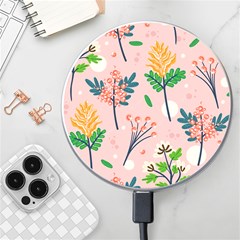 Seamless-floral-pattern 001 Wireless Charger by nate14shop