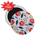 Seamless-floral-pattern 2.25  Magnets (10 pack)  Front