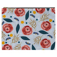 Seamless-floral-pattern Cosmetic Bag (xxxl)