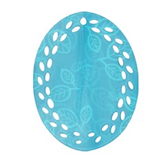 Seamless-pattern Oval Filigree Ornament (two Sides) by nate14shop