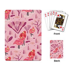 Seamless-pattern-with-flamingo Playing Cards Single Design (rectangle) by nate14shop