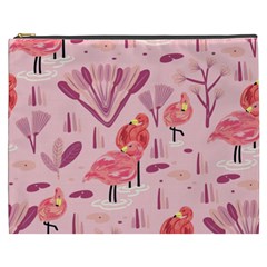 Seamless-pattern-with-flamingo Cosmetic Bag (xxxl)