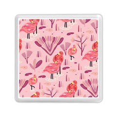 Seamless-pattern-with-flamingo Memory Card Reader (square) by nate14shop