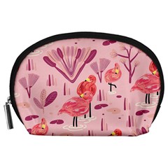 Seamless-pattern-with-flamingo Accessory Pouch (large)