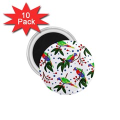 Seamless-pattern-with-parrot 1 75  Magnets (10 Pack)  by nate14shop