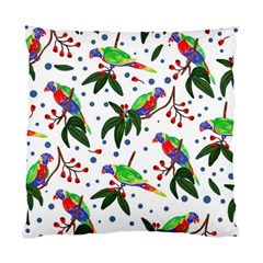 Seamless-pattern-with-parrot Standard Cushion Case (one Side) by nate14shop