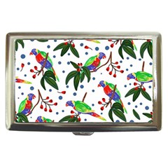 Seamless-pattern-with-parrot Cigarette Money Case