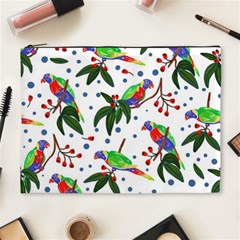 Seamless-pattern-with-parrot Cosmetic Bag (xl) by nate14shop