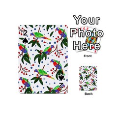 Seamless-pattern-with-parrot Playing Cards 54 Designs (mini) by nate14shop