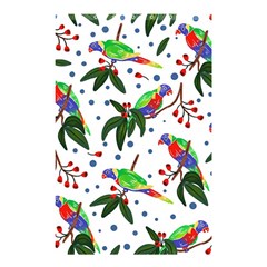 Seamless-pattern-with-parrot Shower Curtain 48  X 72  (small)  by nate14shop