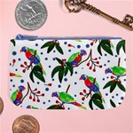 Seamless-pattern-with-parrot Large Coin Purse Front