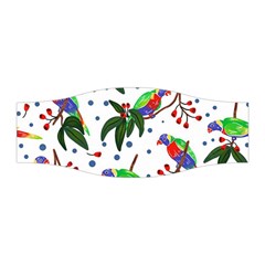 Seamless-pattern-with-parrot Stretchable Headband by nate14shop