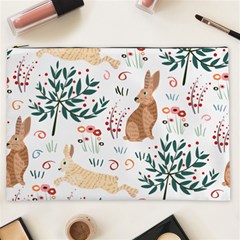 Seamless-pattern-with-rabbit Cosmetic Bag (xxl) by nate14shop