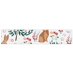 Seamless-pattern-with-rabbit Small Flano Scarf by nate14shop