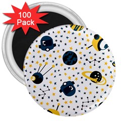 Seamless-pattern-with-spaceships-stars 002 3  Magnets (100 pack)