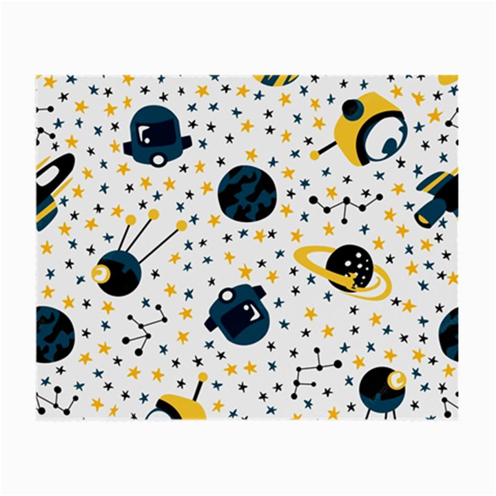 Seamless-pattern-with-spaceships-stars 002 Small Glasses Cloth