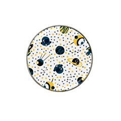 Seamless-pattern-with-spaceships-stars 002 Hat Clip Ball Marker (4 Pack) by nate14shop