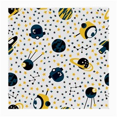 Seamless-pattern-with-spaceships-stars 002 Medium Glasses Cloth