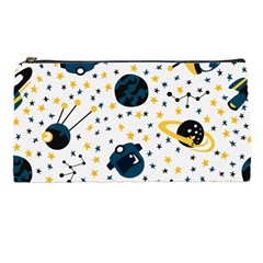 Seamless-pattern-with-spaceships-stars 002 Pencil Case