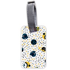 Seamless-pattern-with-spaceships-stars 002 Luggage Tag (one side)