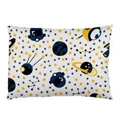 Seamless-pattern-with-spaceships-stars 002 Pillow Case (Two Sides)