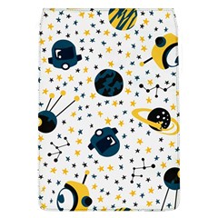 Seamless-pattern-with-spaceships-stars 002 Removable Flap Cover (L)