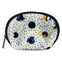 Seamless-pattern-with-spaceships-stars 002 Accessory Pouch (Medium)