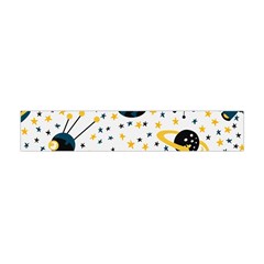 Seamless-pattern-with-spaceships-stars 002 Flano Scarf (Mini)