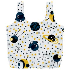 Seamless-pattern-with-spaceships-stars 002 Full Print Recycle Bag (XXL)