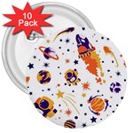 Seamless-pattern-with-spaceships-stars 005 3  Buttons (10 pack)  Front