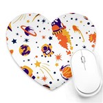 Seamless-pattern-with-spaceships-stars 005 Heart Mousepads Front