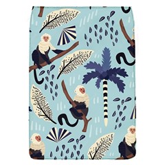 Tropical-leaves-seamless-pattern-with-monkey Removable Flap Cover (s) by nate14shop