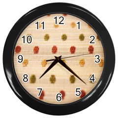 Tissue Wall Clock (black) by nate14shop