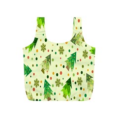 Hand Drawn Christmas Full Print Recycle Bag (s) by nate14shop