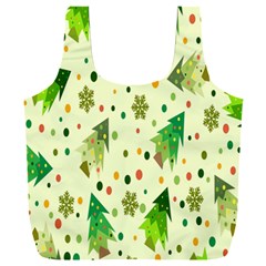 Hand Drawn Christmas Full Print Recycle Bag (xxl) by nate14shop