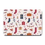 Christmas-gifts-socks-pattern Small Doormat  24 x16  Door Mat