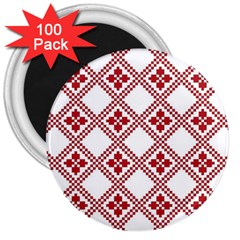 Christmas-pattern-design 3  Magnets (100 Pack) by nate14shop