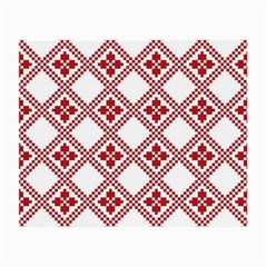 Christmas-pattern-design Small Glasses Cloth (2 Sides) by nate14shop