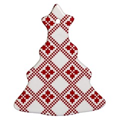 Christmas-pattern-design Christmas Tree Ornament (two Sides) by nate14shop