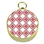 Christmas-pattern-design Gold Compasses Front