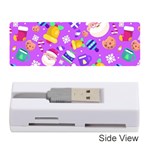 Flat-christmas-pattern-design Memory Card Reader (Stick) Front