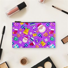 Flat-christmas-pattern-design Cosmetic Bag (small) by nate14shop