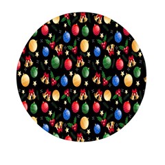 Gradient-christmas-pattern-design Mini Round Pill Box (pack Of 5)