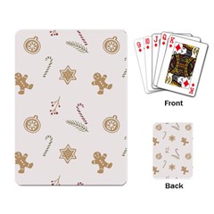 Hand-drawn-christmas-pattern Playing Cards Single Design (rectangle) by nate14shop